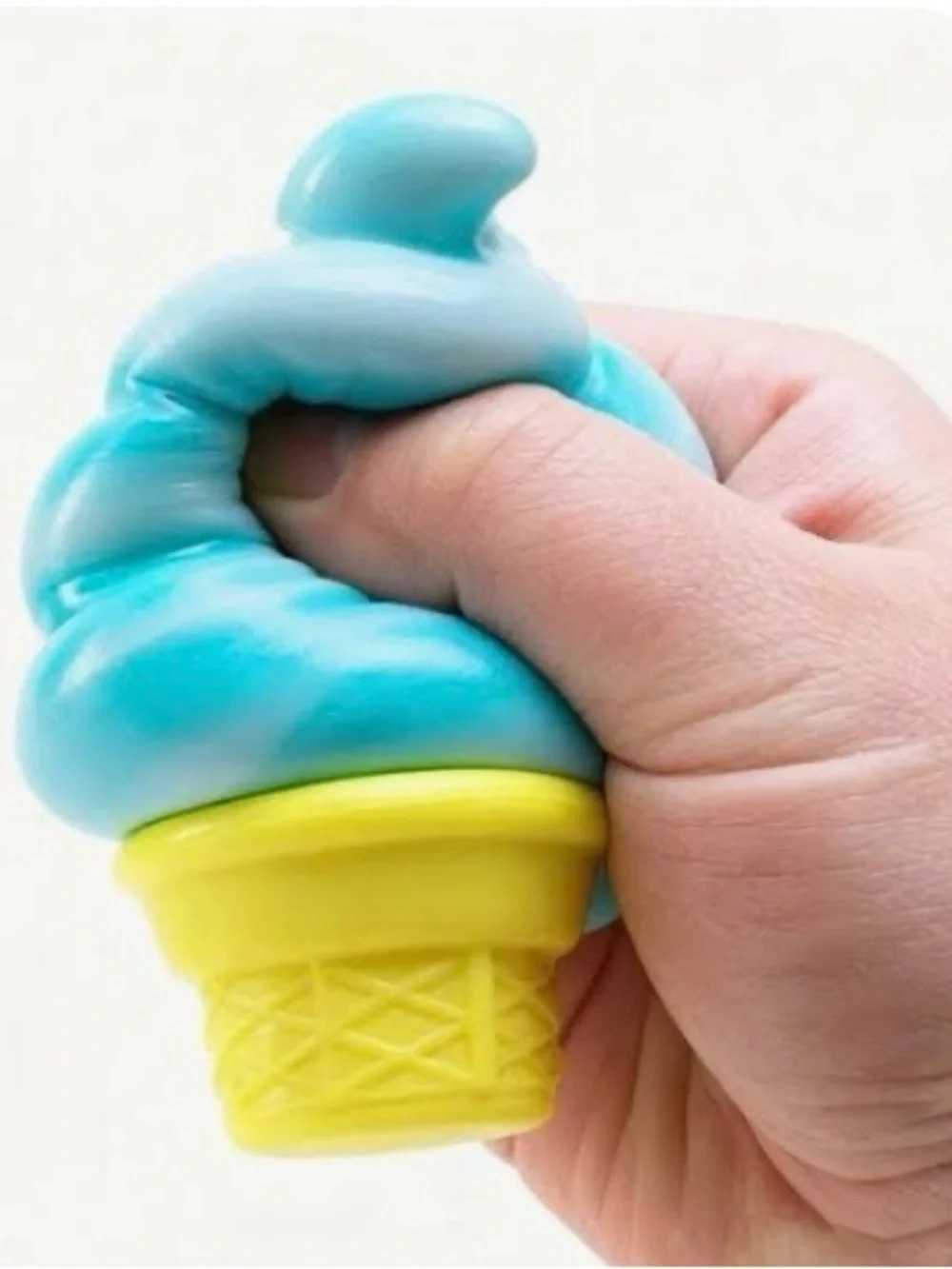SCHYLLING NEEDOH Blue Nice Cream Cone Squishy Toy TRENDING EVERYWHERE New In Box